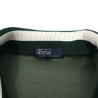 Polo by Ralph Lauren 90年代 トラックジャケット ジャージ L グリーン エンブレムロゴ刺繍