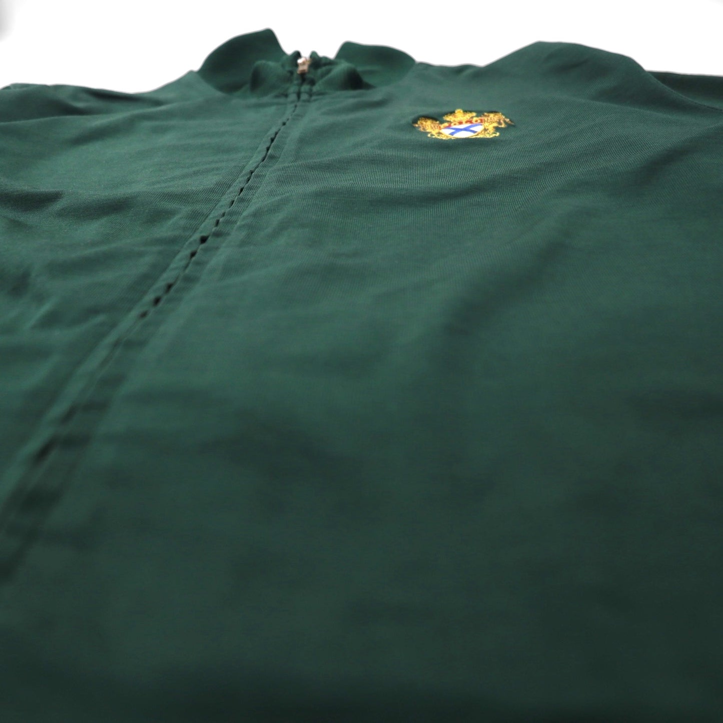 Polo by Ralph Lauren 90s Track Jacket, Size L, Green, Embroidered Emblem Logo