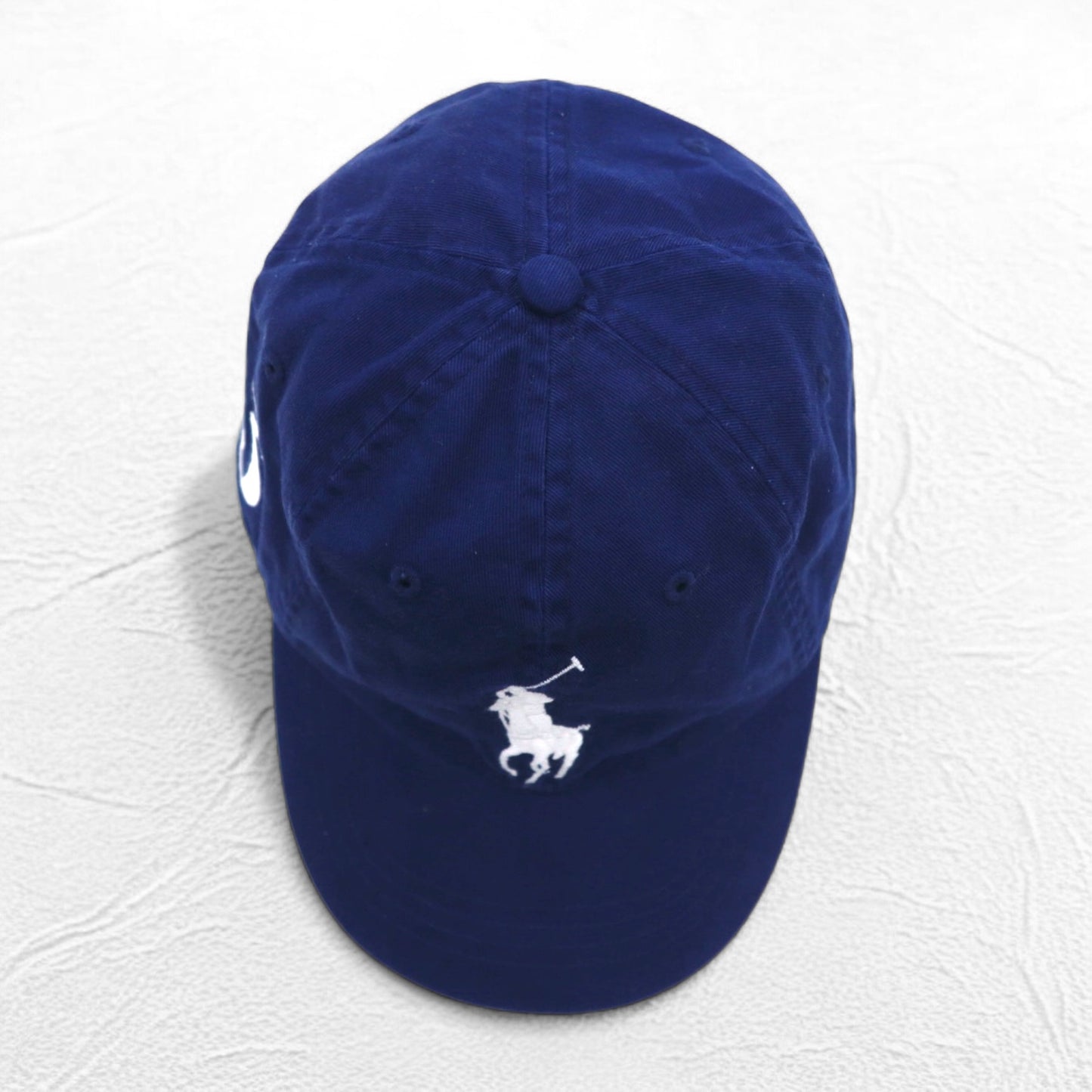 POLO RALPH LAUREN ビッグポニー 6パネルキャップ FREE ベルト ネイビー コットン
