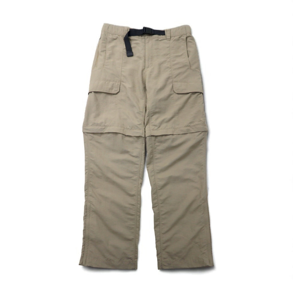 THE NORTH FACE Outdoor 2-Way Convertible Cargo Pants, Size M, Beige, Nylon, US Standard, AJFB