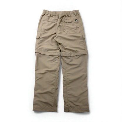 THE NORTH FACE アウトドア 2WAY コンバーチブル カーゴパンツ ショートパンツ M ベージュ ナイロン US規格 AJFB