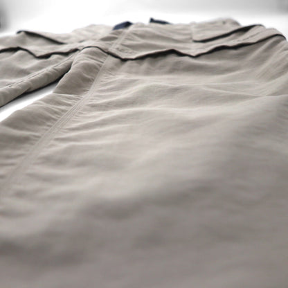 THE NORTH FACE アウトドア 2WAY コンバーチブル カーゴパンツ ショートパンツ M ベージュ ナイロン US規格 AJFB