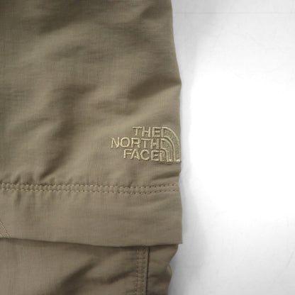 THE NORTH FACE アウトドア 2WAY コンバーチブル カーゴパンツ ショートパンツ M ベージュ ナイロン US規格 AJFB