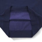 Champion elite V-neck sweatshirt, XL, navy, cotton, brushed lining, script logo