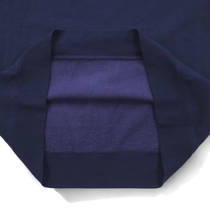 Champion elite 前V スウェット XL ネイビー コットン 裏起毛 スクリプトロゴ