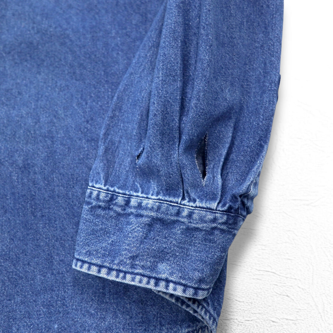 DOCKERS (Levi's) 90s Denim Button-Down Shirt, Size XL, Indigo Blue, Khakiware BASIC DENIM