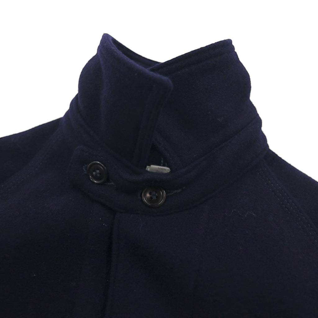 POST OVERALLS (POST O'ALLS) USA-Made Wool Melton Coverall, Size Small, Navy Wool Work Jacket