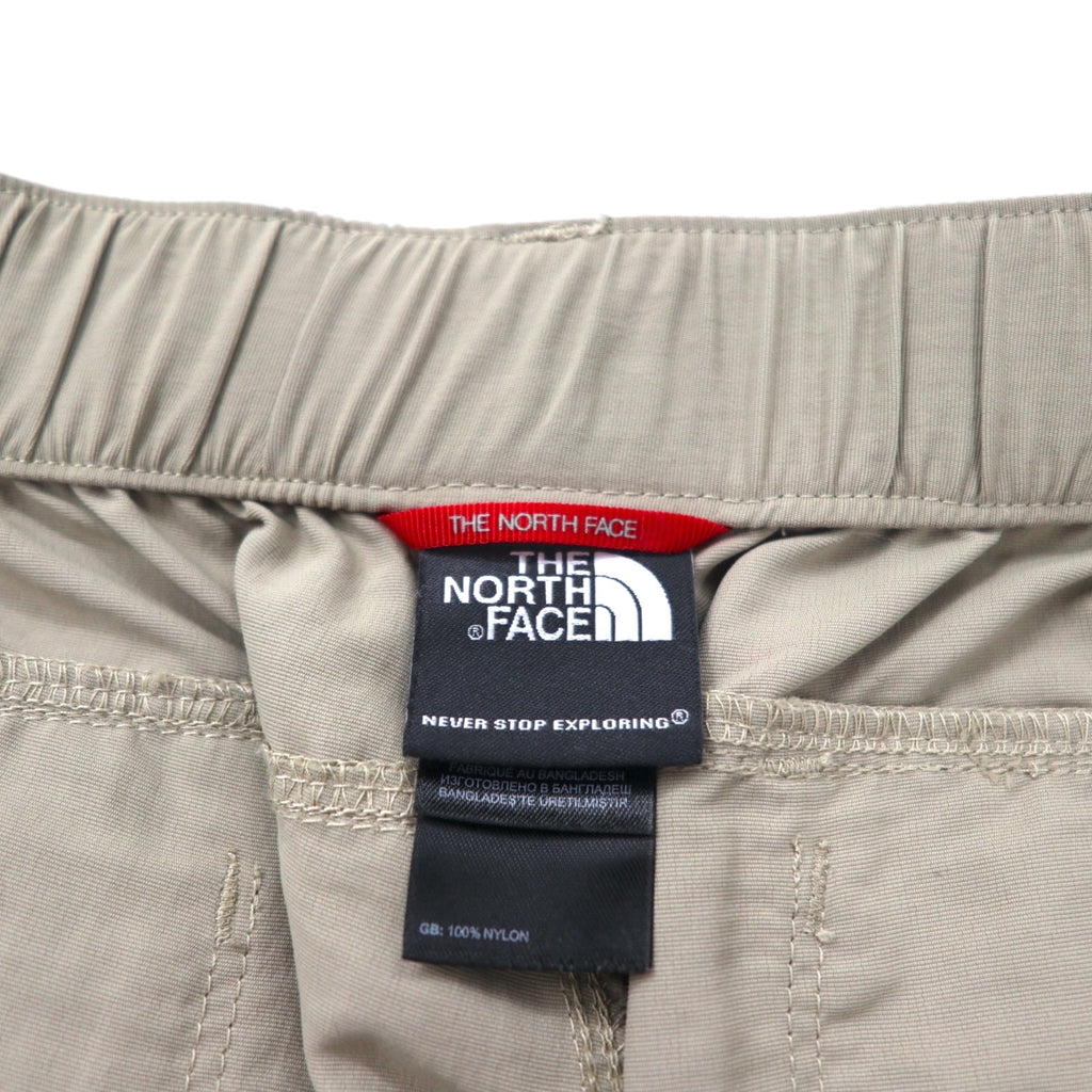 THE NORTH FACE Outdoor 2-Way Convertible Cargo Pants, Size M, Beige, Nylon, US Standard, AJFB