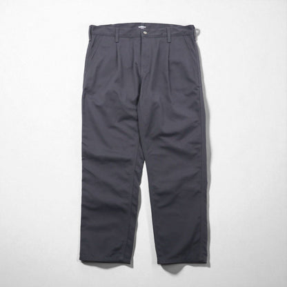 carhartt WIP タック チノパンツ ワークパンツ L グレー ポリエステル ABBOTT PANT I025813 プリーツ