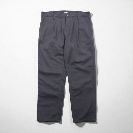 carhartt WIP タック チノパンツ ワークパンツ L グレー ポリエステル ABBOTT PANT I025813 プリーツ