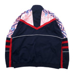 Sergio Tacchini Made in Italy 90s Track Jacket Jersey Size 52 Navy Polyester