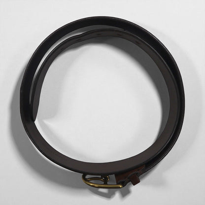 Polo Ralph Lauren スエード ベルト イタリアンレザー ブラウン ゴールド バックル 1326