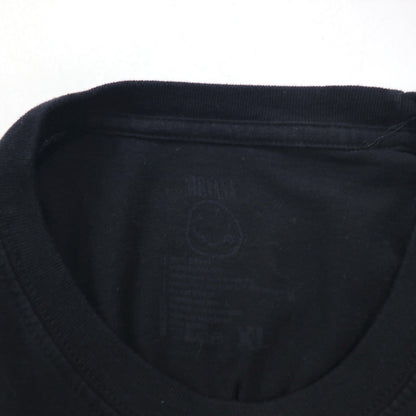 NIRVANA ニルヴァーナ バンド Tシャツ XL ブラック コットン スマイリー