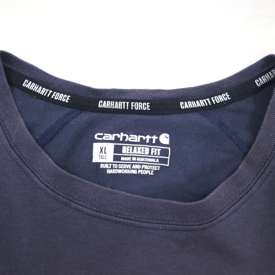 Carhartt ポケット Tシャツ ポケT XL ネイビー Force Relaxed Fit Midweight Short Sleeve Pocket T-Shirt 104616