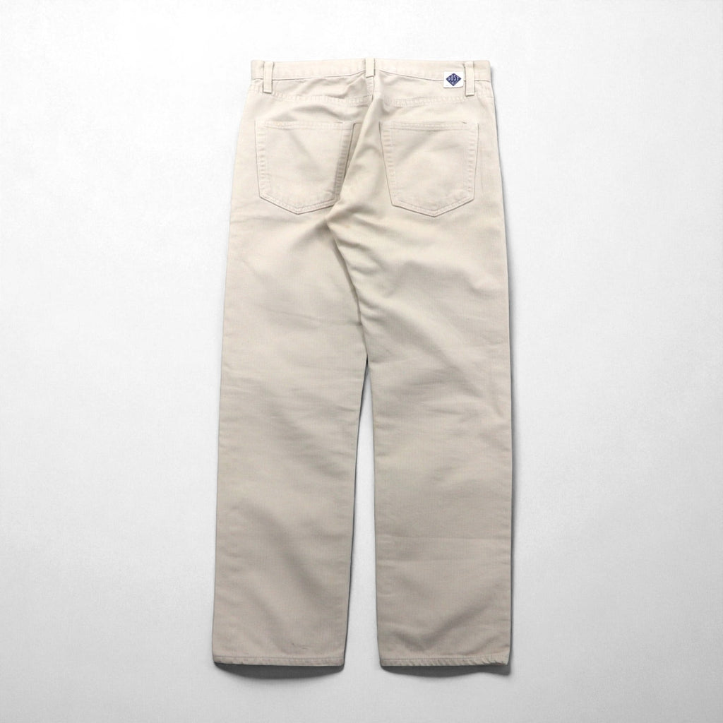 POST OVERALLS ( POST O’ALLS ) USA製 コーデュロイ チノパンツ ワークパンツ M ベージュ TALONジップ 5ポケット