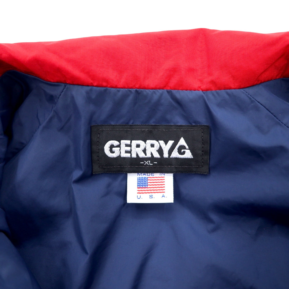 GERRY USA made 90s nylon jacket XL red nylon logo