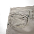 POST OVERALLS ( POST O’ALLS ) USA製 コーデュロイ チノパンツ ワークパンツ M ベージュ TALONジップ 5ポケット