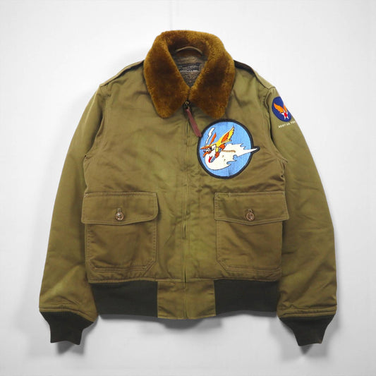 Buzz Rickson's ( 東洋エンタープライズ ) B-10 フライトジャケット M カーキ コットン ROUGH WEAR CLOTHING CO. BR11133