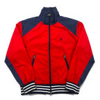 HANG TEN 00s Nylon Jacket Track Jacket Jersey L Red One Point Logo Embroidery