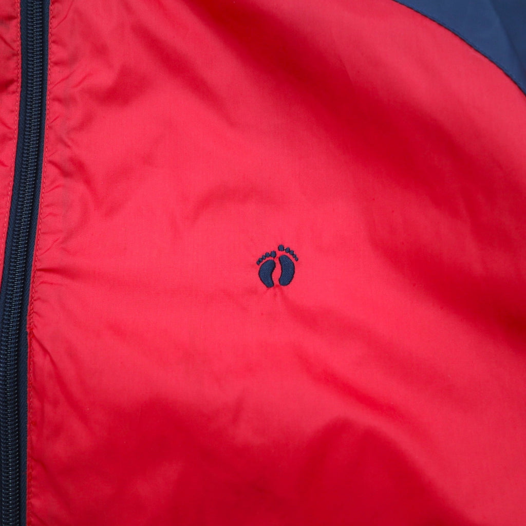HANG TEN 00s Nylon Jacket Track Jacket Jersey L Red One Point Logo Embroidery