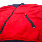 HANG TEN 00s Nylon Jacket Track Jacket Jersey L Red One Point Logo Embroidery