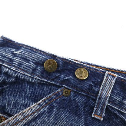 80s Vintage Carpenter Pants, Denim Jeans, Painter Pants, Size XL, Indigo, Big Bill, Suspender Buttons, Made in Canada