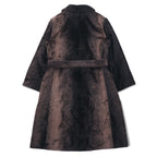 Vintage 60s Fur Coat Style by Fairmoor French 60s double-breasted fur coat FREE brown fur with belt