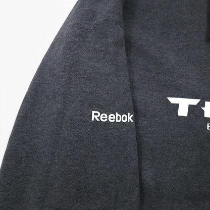 Reebok プルオーバー パーカー 2XL グレー 裏起毛 フロントポケット NFL Houston Texans ビッグサイズ