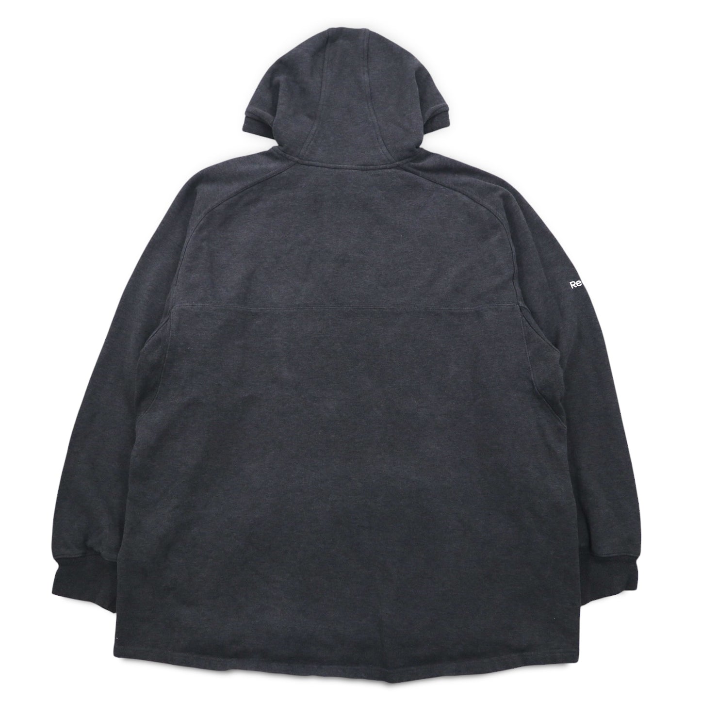 Reebok プルオーバー パーカー 2XL グレー 裏起毛 フロントポケット NFL Houston Texans ビッグサイズ