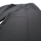 RALPH LAUREN 2タック ワイド スラックスパンツ 34 グレー チェック ポリエステル WASHABLE