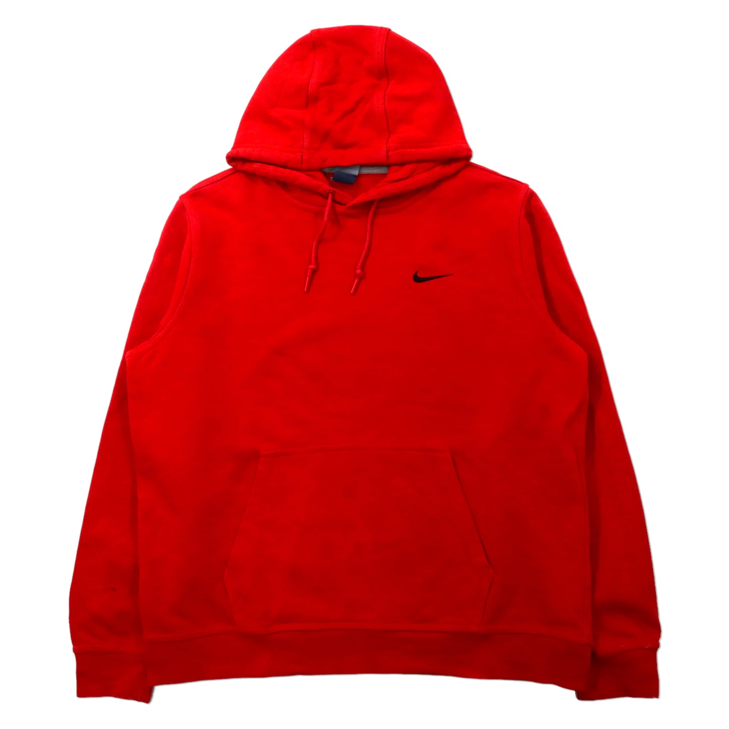 NIKE  プルオーバーパーカー XL レッド コットン ワンポイントロゴ スウォッシュ Club Hoody-Swoosh 611457-658