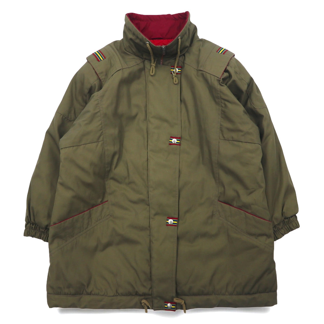 90s Military Insulation Coat  中綿 フィールドコート モッズコート FREE カーキ キルティングライナー MULBERRY STREET