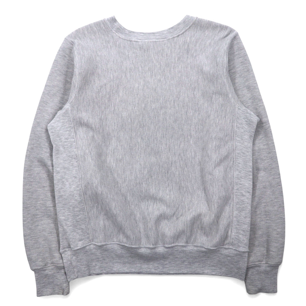 Made in USA 90s Gem SPORTSWEAR Reverse Weave Sweatshirt L Grey Cotton POWERS CATHOLIC Print