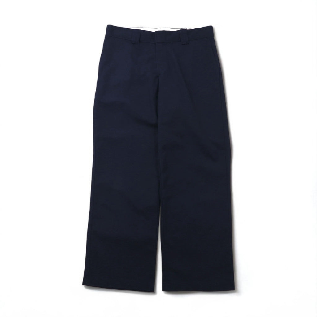 Dickies リラックスフィット RELAXED FIT ワークパンツ チノパンツ L ネイビー ポリエステル コットン WP835DN