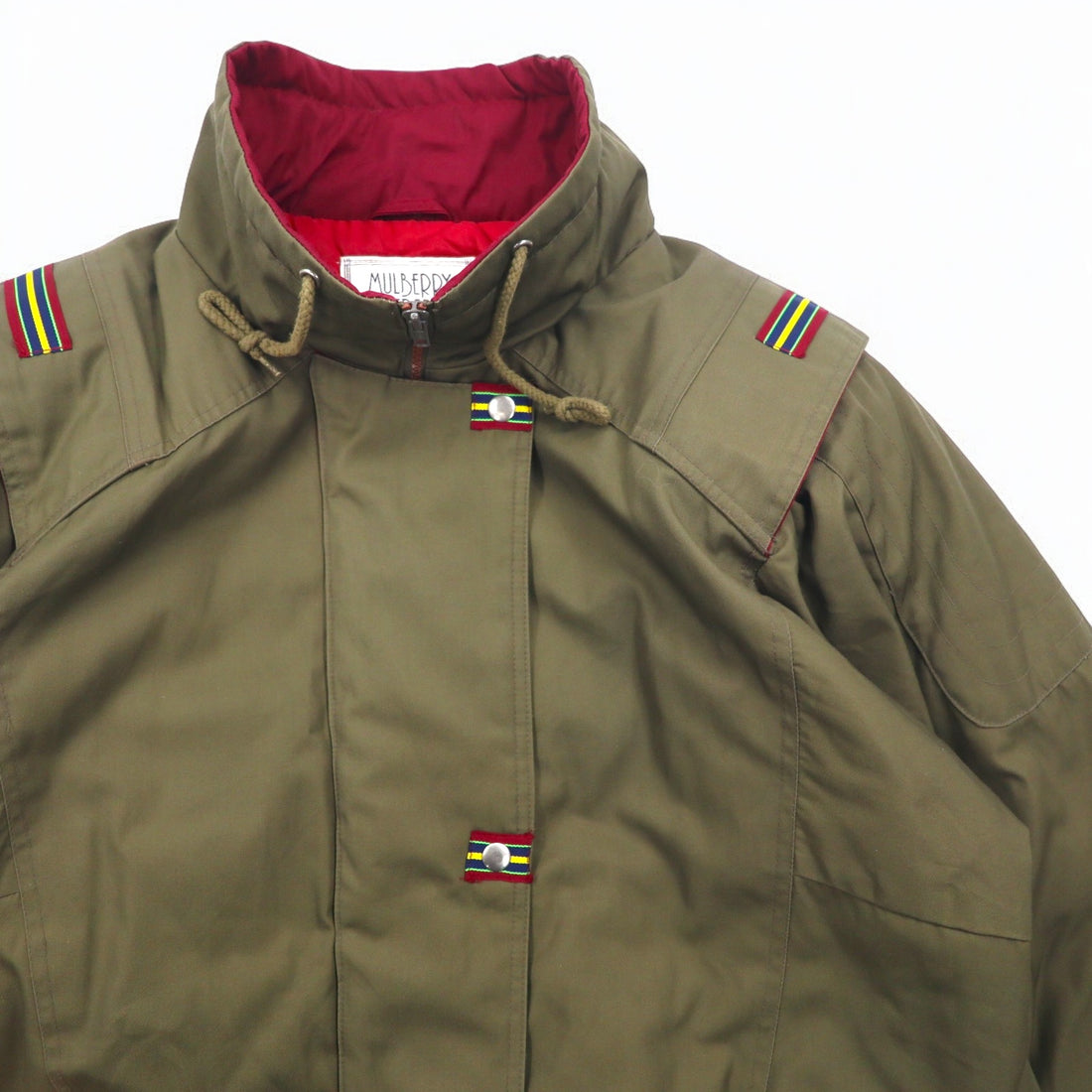 90s Military Insulation Coat  中綿 フィールドコート モッズコート FREE カーキ キルティングライナー MULBERRY STREET