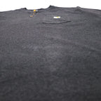 carhartt ヘンリーネック Tシャツ 2XL グレー ORIGINAL FIT 胸ポケット ビッグサイズ ホンジュラス製