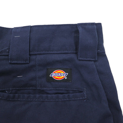 Dickies リラックスフィット RELAXED FIT ワークパンツ チノパンツ L ネイビー ポリエステル コットン WP835DN