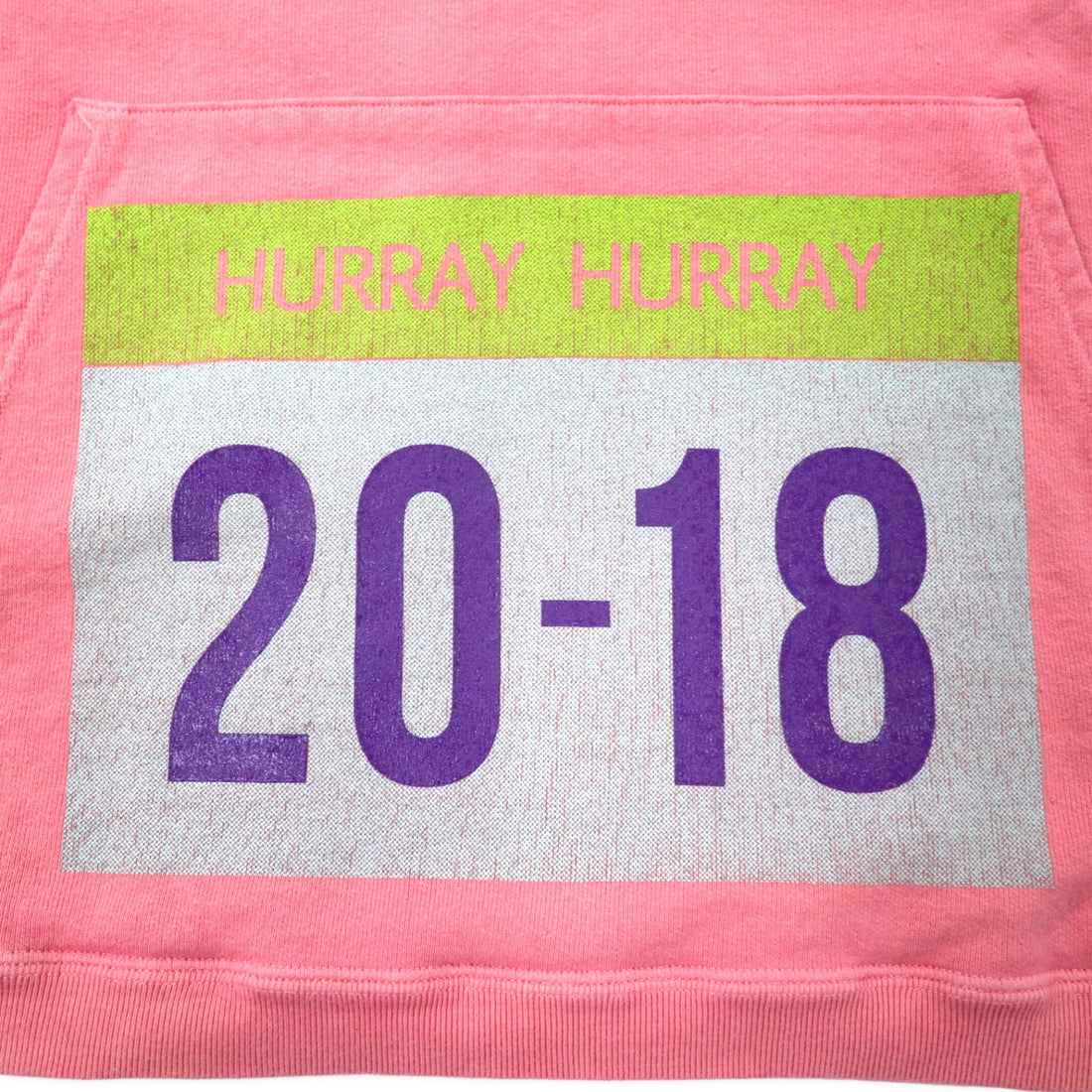 HURRAY HURRAY Short Sleeve Half Zip Sweat T-Shirt FREE Pink Cotton Ekiden Half Zip Sweat C4031-1 Made in Japan
