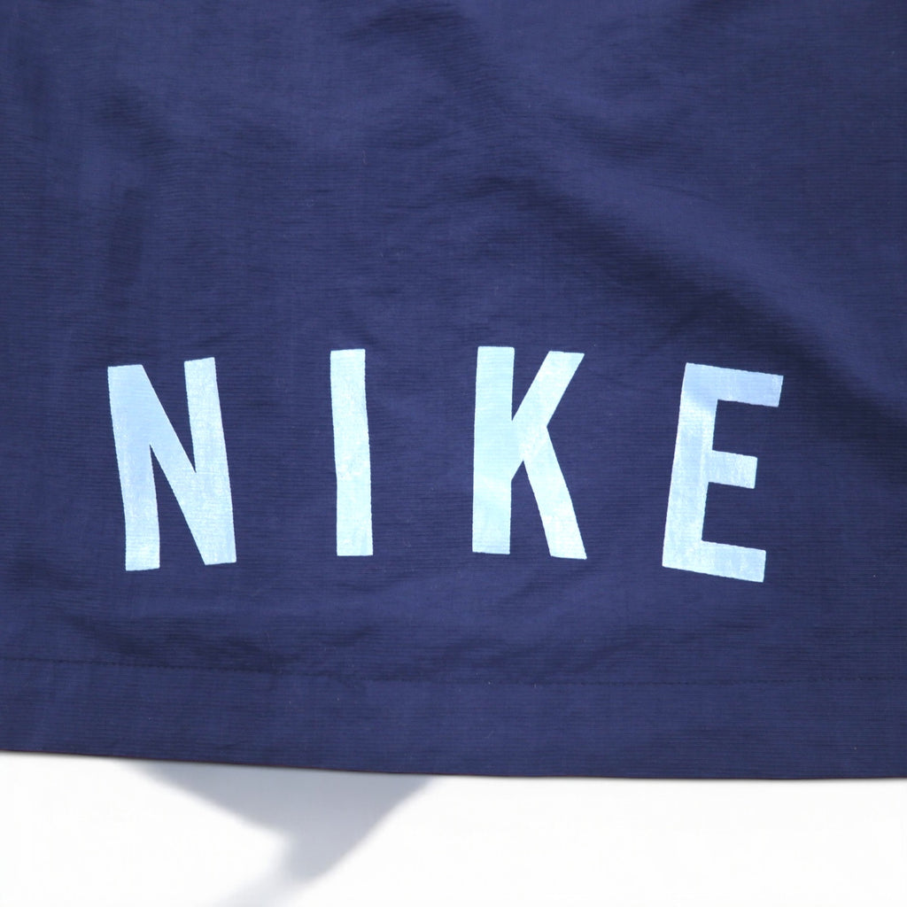 NIKE 90s nylon jacket, track jacket, jersey, M, navy, black tag, unused
