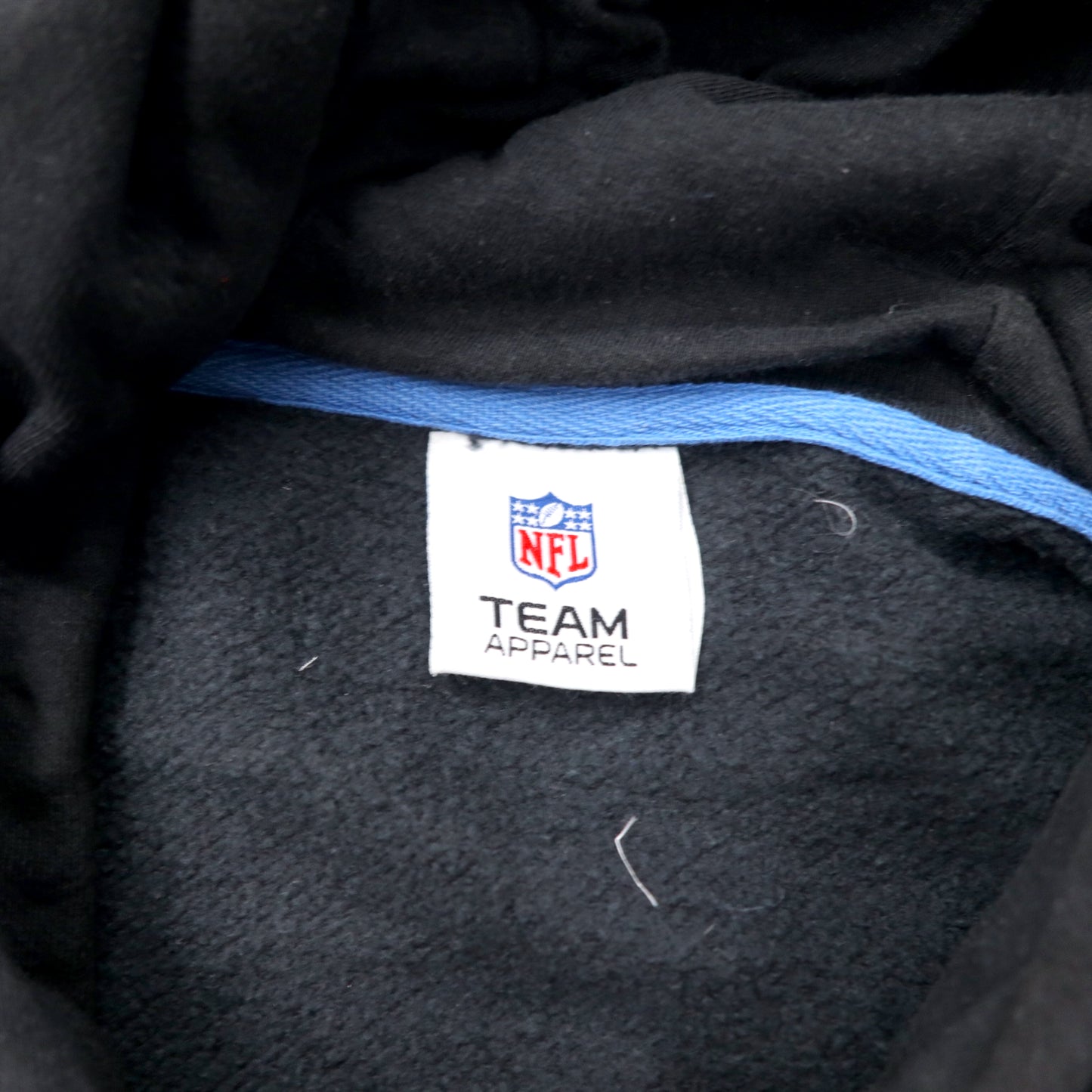 NFL TEAM APPAREL フットボール プルオーバー パーカー XL ブラック コットン 裏起毛 LIONS FOOTBALL