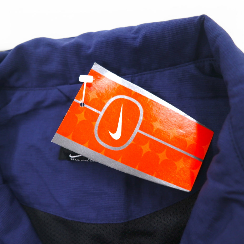 NIKE 90s nylon jacket, track jacket, jersey, M, navy, black tag, unused