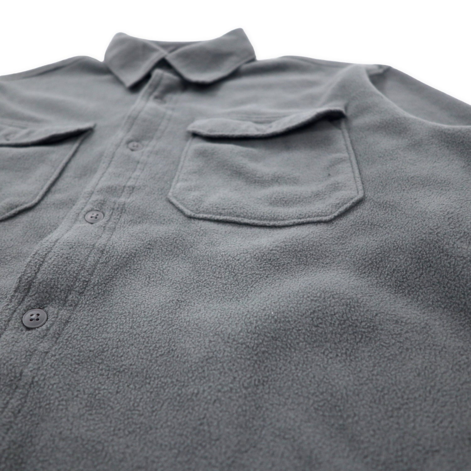 WRANGLER 90's FLEECE Workshirt M Gray Polyester – 日本然リトテ