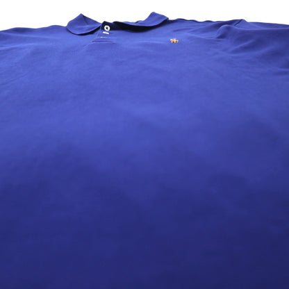 POLO RALPH LAUREN カスタムスリムフィット CUSTOM SLIM FIT ポロシャツ XL ネイビー コットン スモールポニー刺繍