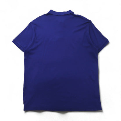 POLO RALPH LAUREN カスタムスリムフィット CUSTOM SLIM FIT ポロシャツ XL ネイビー コットン スモールポニー刺繍