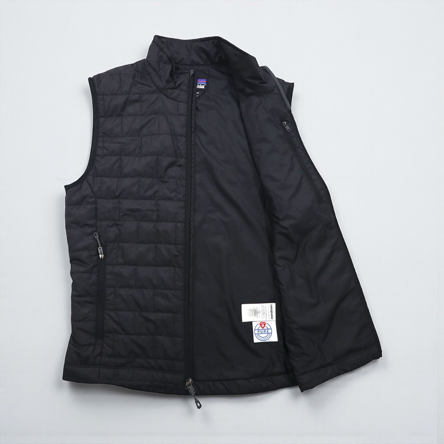 Patagonia Nanopuff Vest, Primaloft, Small, Black, Packable, 84242