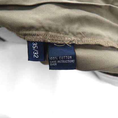 Polo by Ralph Lauren 90年代 ポロチノ HAMMOND PANT 2タック ワイド チノパンツ L ベージュ コットン