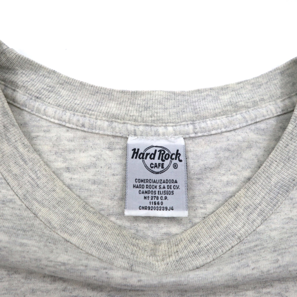 Hard Rock CAFE プリント Tシャツ XL グレー コットン SAVE THE PLANET ACAPULCO メキシコ製