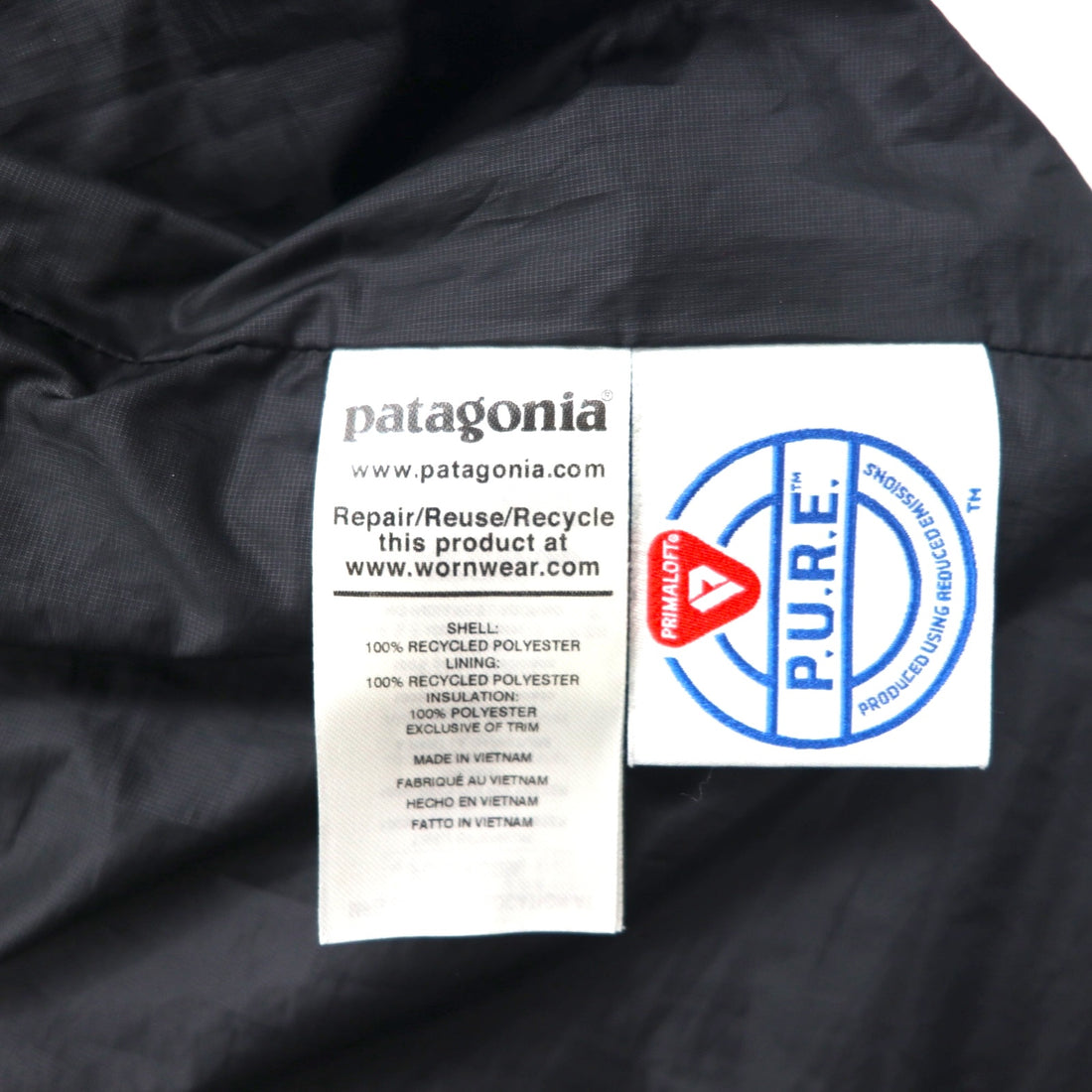 Patagonia ナノパフ ベスト PRIMALOFT プリマロフト S ブラック 中綿 84242 パッカブル