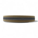 VAN -JAC- IVY アイビー テープベルト ベージュ ストレッチ メッシュ PUレザー