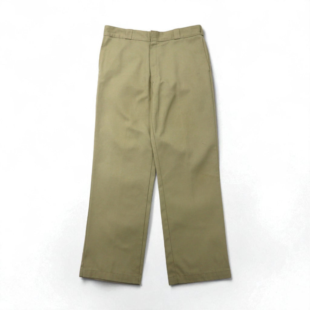 Dickies 874 オリジナルフィット ワークパンツ チノパンツ L ベージュ ポリエステル コットン